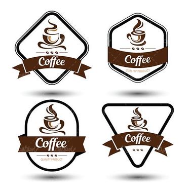 Vector logo coffee cup