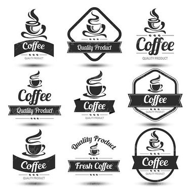 Vector logo coffee cup
