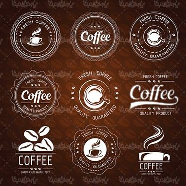 Vector logo coffee cup