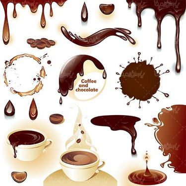 وکتور لیبل قهوه
