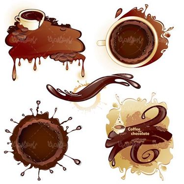 وکتور لیبل قهوه