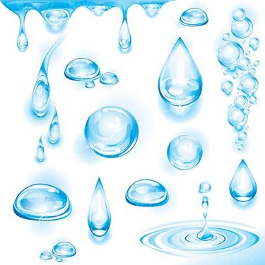 وکتور قطره آب