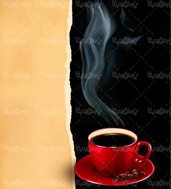 وکتور فنجان قهوه