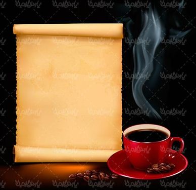 وکتور فنجان قهوه
