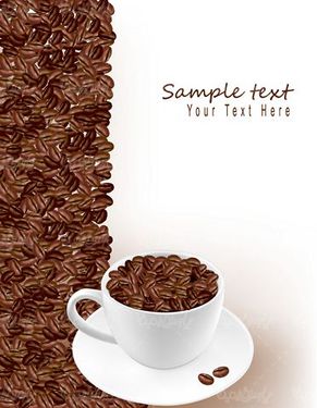 وکتور فنجان قهوه