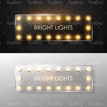 Vector Glass Label