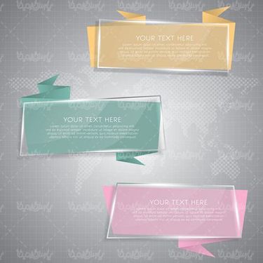 Vector Glass Label