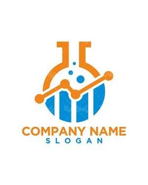 وکتور لوگو آزمایشگاه