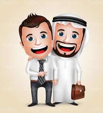 وکتور مرد عرب
