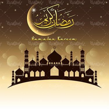 وکتور ماه رمضان