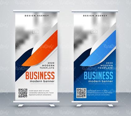 وکتور بنر استندی