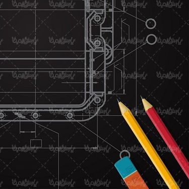 Vector building drawings