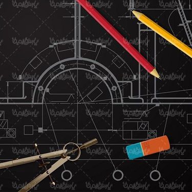 Vector building drawings