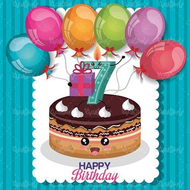 Vector birthday party