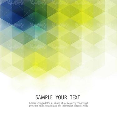 3D vector background