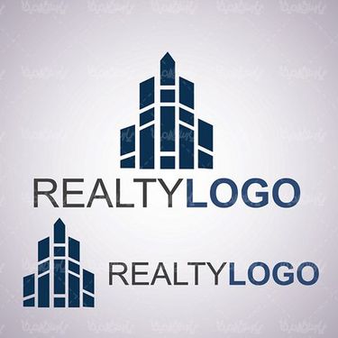 Vector logo real estate
