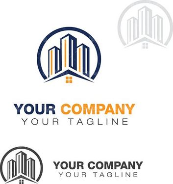 Vector logo real estate
