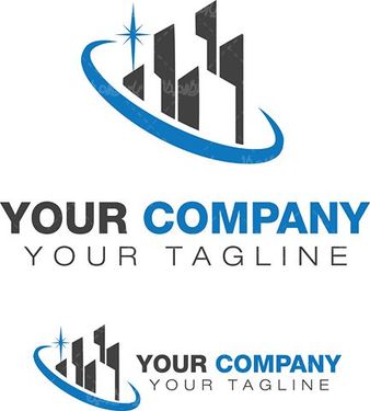 Vector logo real estate