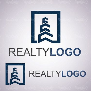 Vector logo real estate