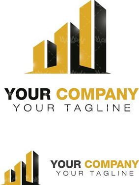 Vector logo real estate