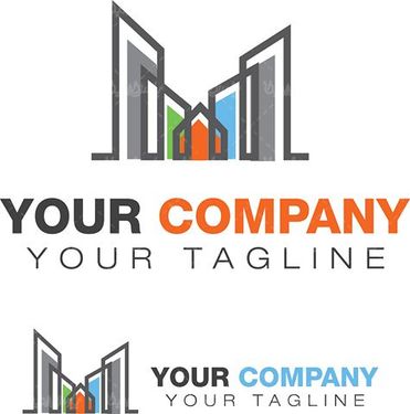 Vector logo real estate