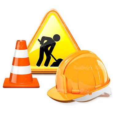 Vector signs under construction