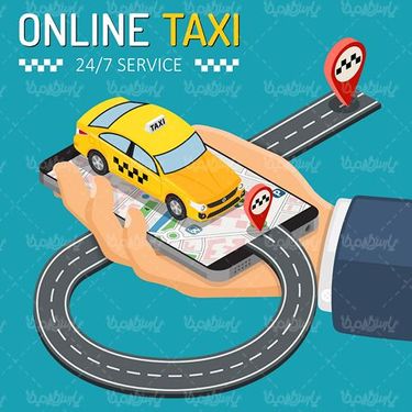 وکتور تاکسی اینترنتی