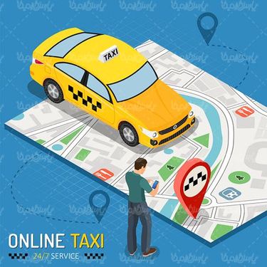 وکتور تاکسی اینترنتی