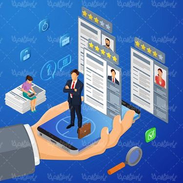 وکتور گوشی هوشمند