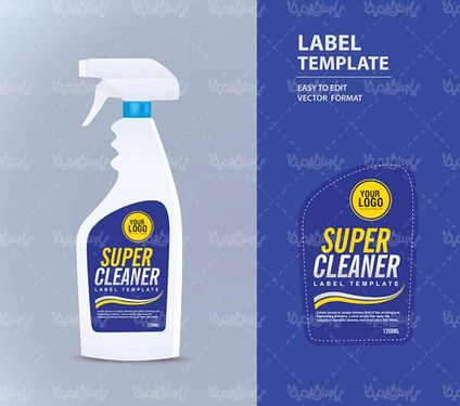 وکتور لیبل شوینده و بهداشتی