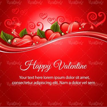 Valentine design vector