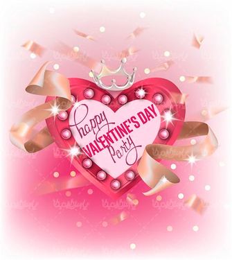 Valentine design vector