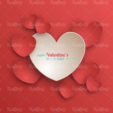 Valentine design vector