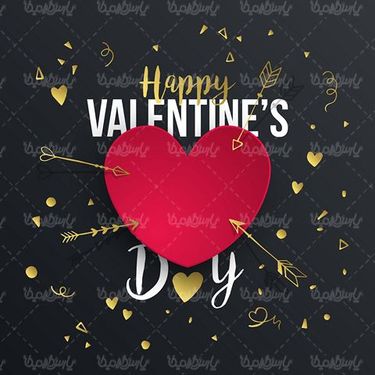 Valentine design vector