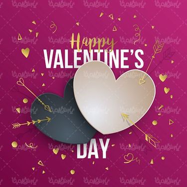 Valentine design vector