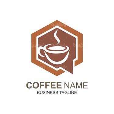 Vector logo coffee cup