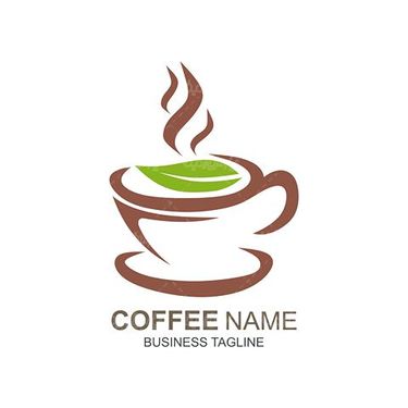 Vector logo coffee cup