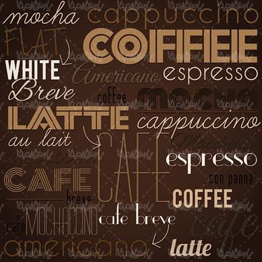 Vector coffee background