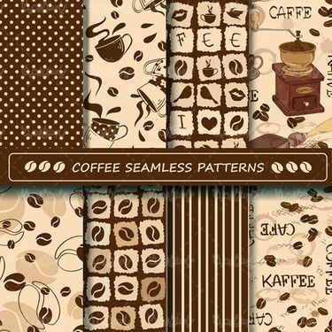 Vector coffee background