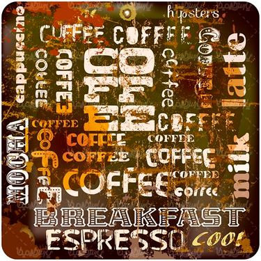 Vector coffee background