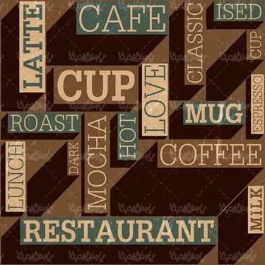 Vector coffee background
