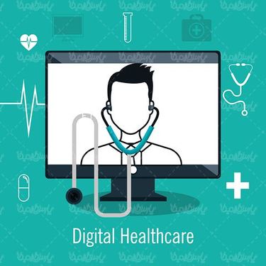 Medical app vector