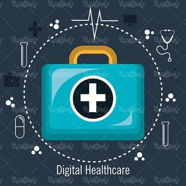 Medical app vector