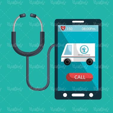 Medical app vector