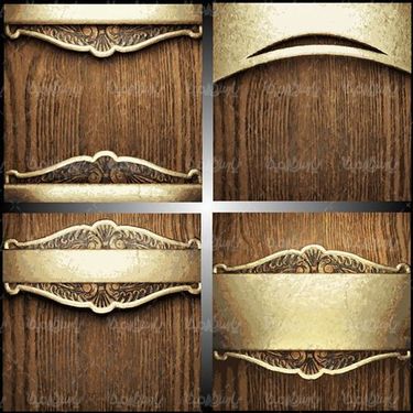Vector wooden background