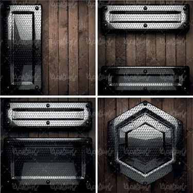 Vector wooden background
