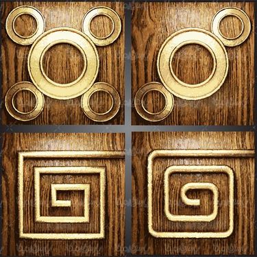Vector wooden background