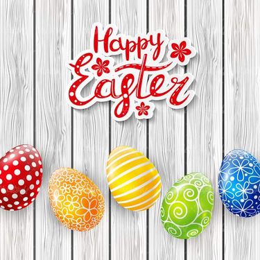 Colorful egg vector
