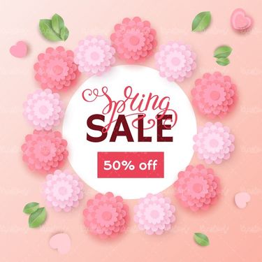 وکتور طرح فروش بهاره