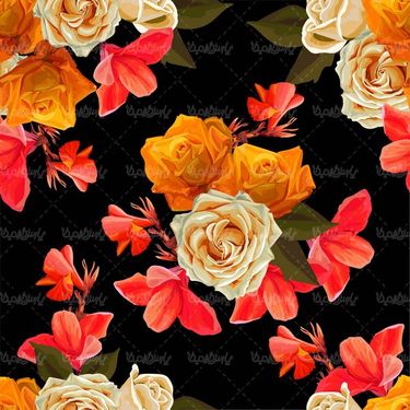 وکتور پس زمینه گل